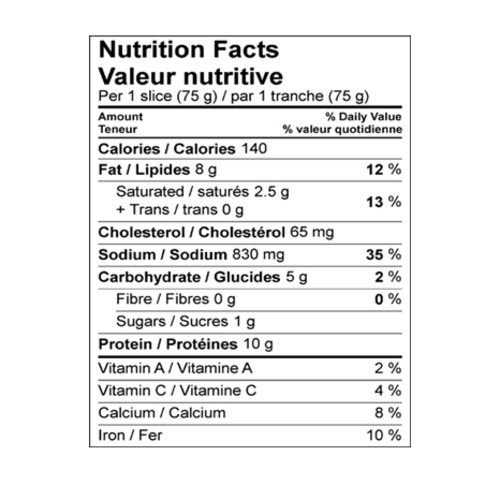 Chris Brothers Gluten-Free Sliced Bologna 375 g
