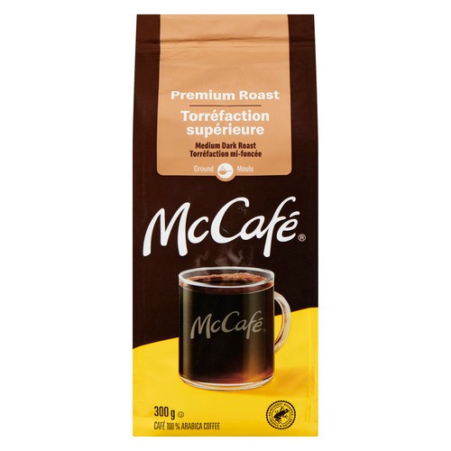 McCafé 100 % Arabica Ground Coffee Premium Roast Medium Dark Roast 300 g