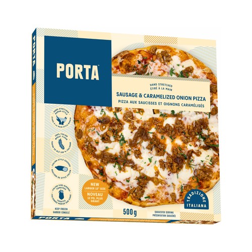 Porta Frozen Pizza Sausage & Caramelized Onion 500 g