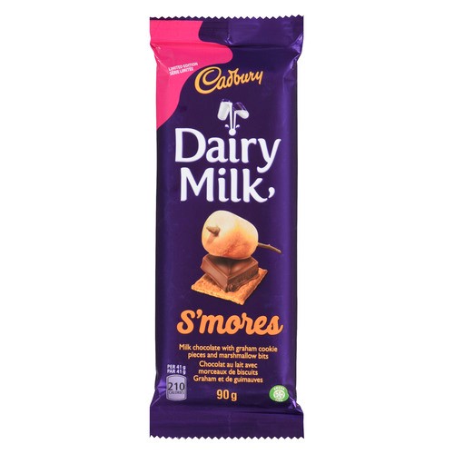 Dairy Milk Chocolate Bar S'mores 90 g