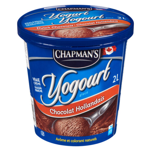 Chapman's Frozen Yogurt Dutch Chocolate 2 L