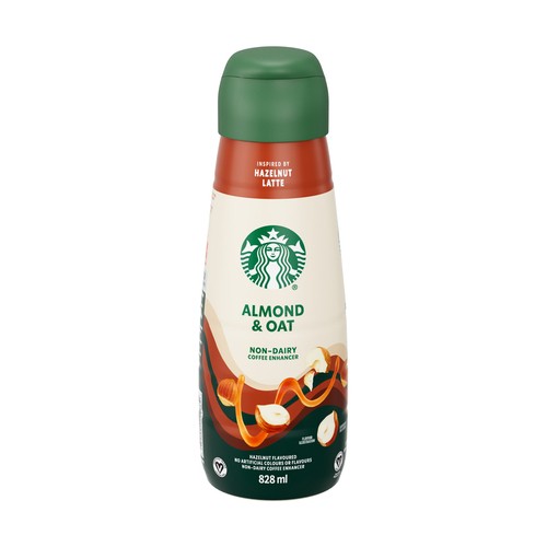 Starbucks Non-Dairy Creamer Almond & Oat Hazelnut Latte 828 ml