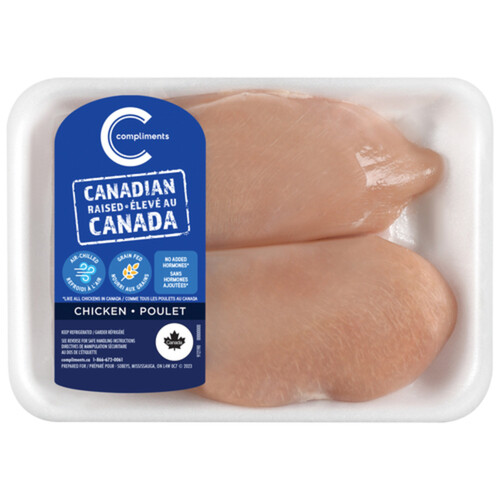 Compliments Balance Chicken Breasts Boneless Skinless Air Chilled 2 Breasts