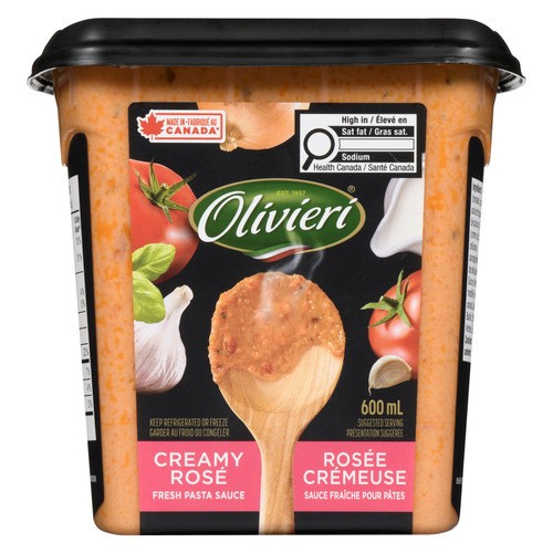 Olivieri Sauce Creamy Rosé 600 ml