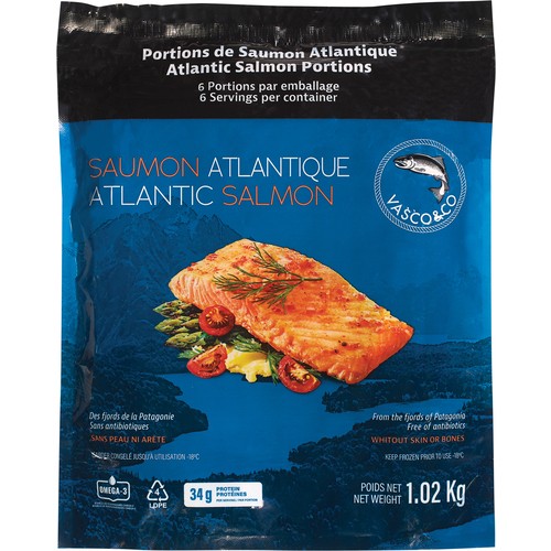 Vasco Atlantic Salmon 6 Servings 1.02 kg