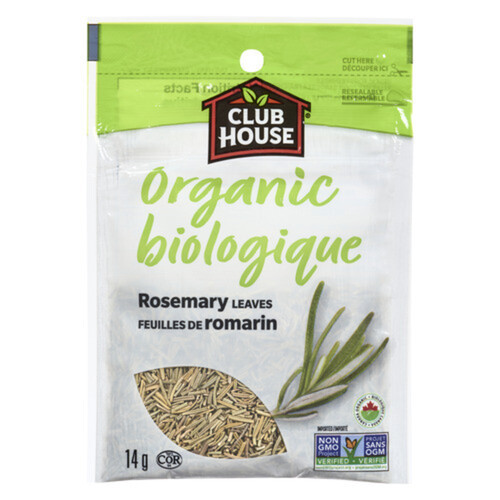 Club House Organic Bag Rosemary Leaves 14 g