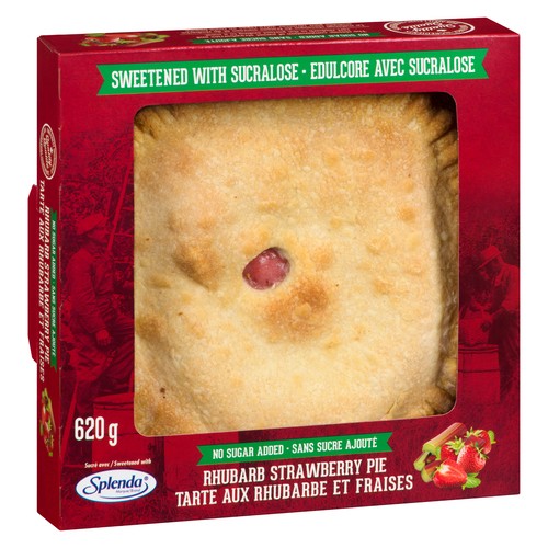 Apple Valley Foods No Sugar Added Rhubarb Strawberry Pie 620 g