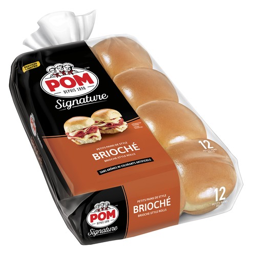 Pom Brioche Pull Aparts 12Pk Rolls 425 g