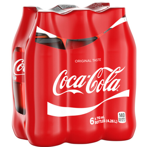 Coca-Cola Soft Drink Classic 6 x 710 ml (bottles)