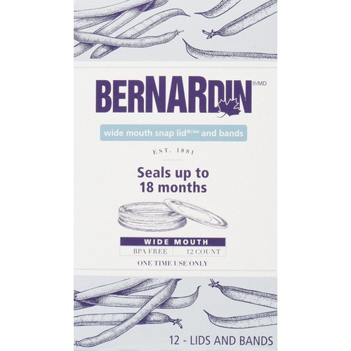 Bernardin Wide Mouth Cap 12 Pack