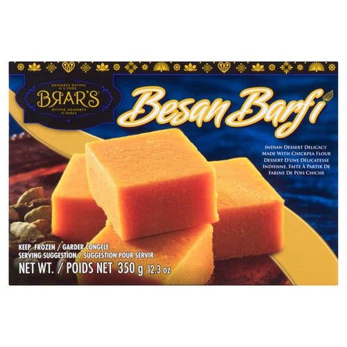 Brar's Dessert Besan Barfi 350 g (frozen)