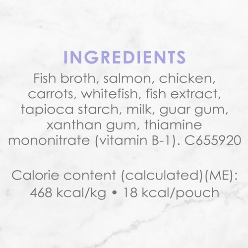 Fancy Feast Creamy Broths Cat Treats with Wild Salmon & Whitefish 40 g