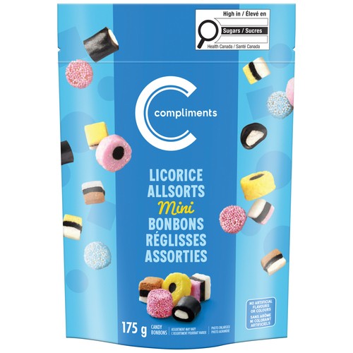 Compliments Candy Mini Licorice Allsorts 175 g