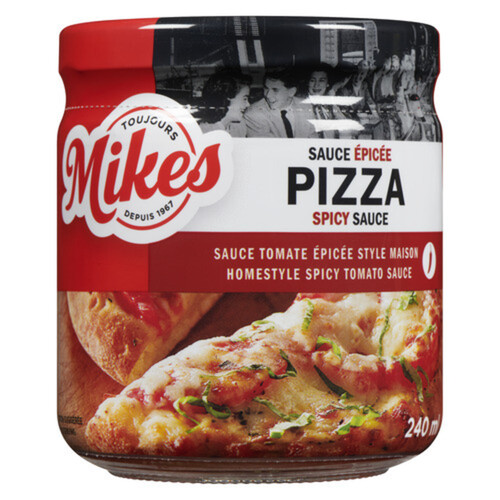 Mikes Sauce Pizza Tomato Spicy 240 ml