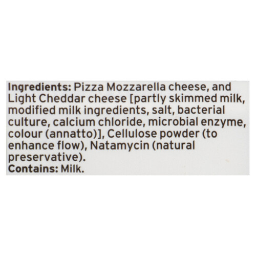 Cracker Barrel Shredded Cheese Light Mozzarella Cheddar 320 g