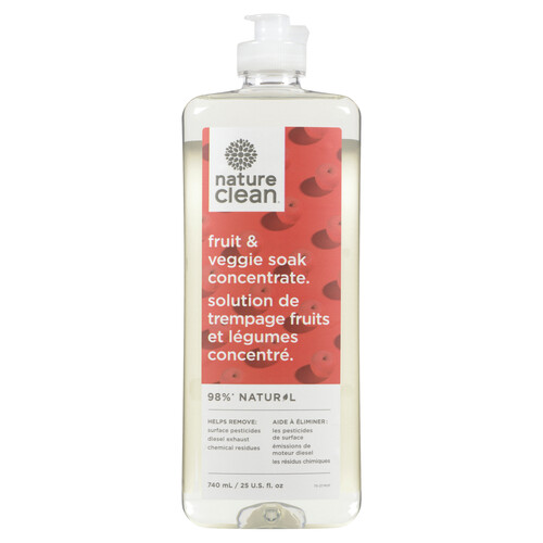 Nature Clean Fruit And Veggie Soak Concentrate 740 ml