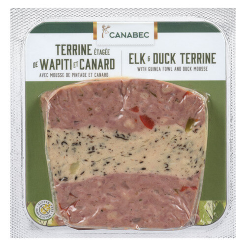 Gibiers Canabec Gluten-Free Terrine Elk and Duck With Guinea Fowl 85 g