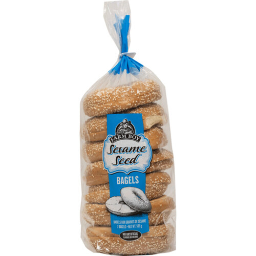 Farm Boy Sesame Seed Bagels 595 g (frozen)