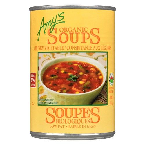 Amy's Kitchen Organic Canned Soup Chunky Vegetable 398 ml