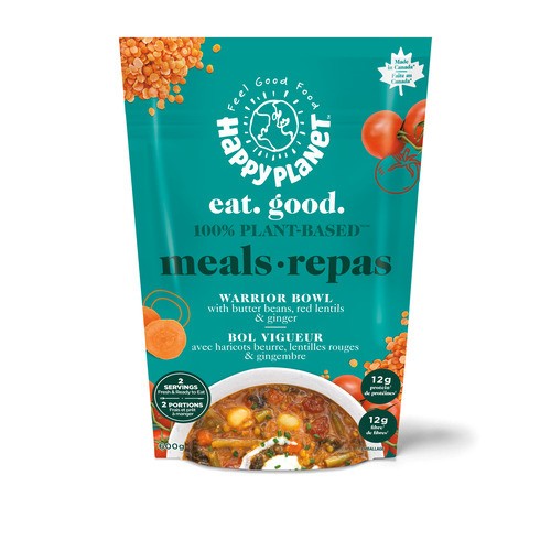 Happy Planet Plant Based Soup Warrior Bowl 600 g