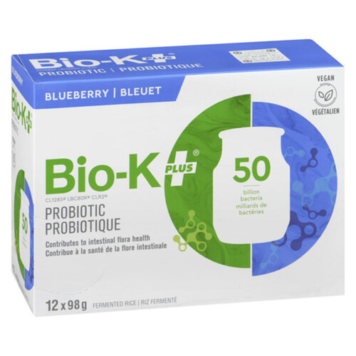 Bio-K Plus Probiotic Blueberry 12 x 98 g