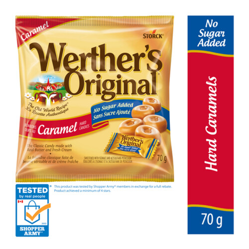 Werther's Original Candies Caramel No Sugar Added 70 g