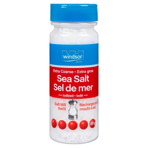 Windsor Extra Coarse Sea Salt Iodized 397 g