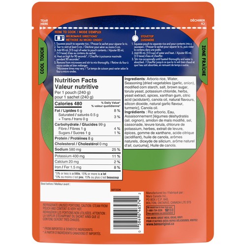 Ben's Original Risotto Roasted Garlic & Herb Flavour 240 g