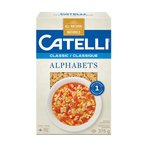 Catelli Pasta Alphabets 375 g
