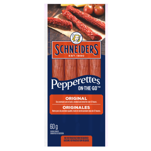 Schneiders Pepperettes On-the-go Sausage Sticks Original 60 g