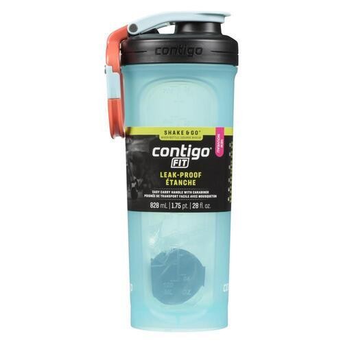 Contigo Fit Shake & Go Mixer Bottle Bubble Tea 828 ml