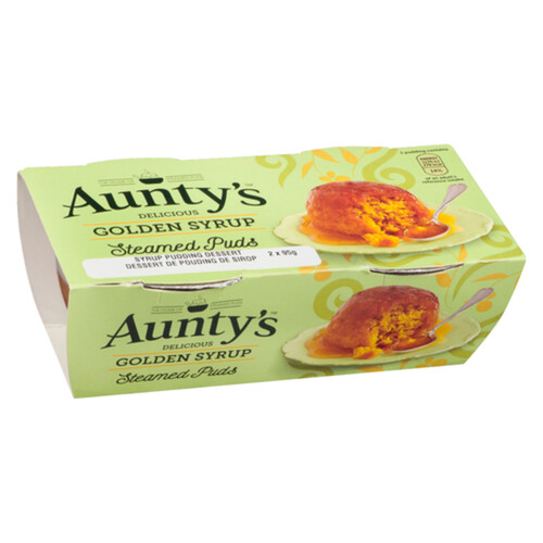 Auntys Spotted Dick Steamed Pudding 2 Pack - The British Store