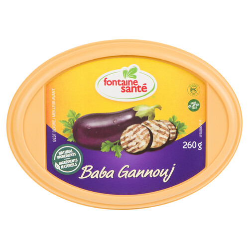 Fontaine Santé Gluten-Free Hummus Baba Gannouj 260 g