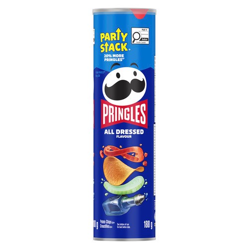 Pringles Potato Chips Party Stack All Dressed 188 g
