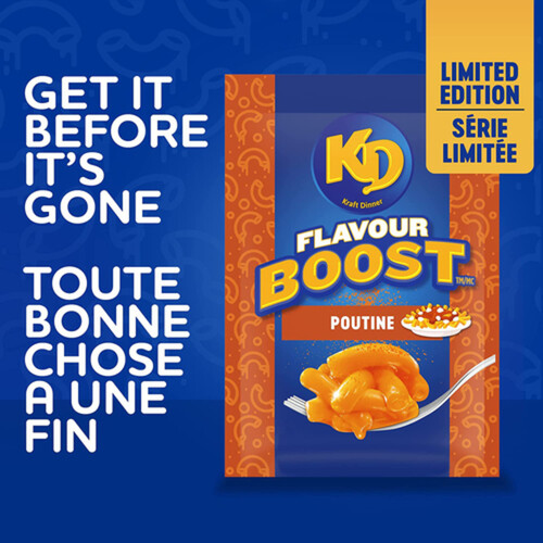 Kraft Dinner Boost Poutine Pasta Noodles 25 g