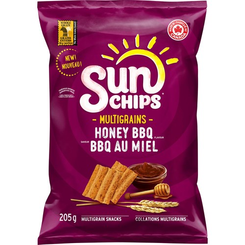 Sun Chips Multigrain Snacks Honey BBQ 205 g