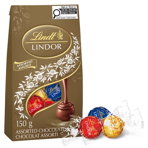 Lindt Lindor Chocolate Truffles Assorted Bag 150 g 