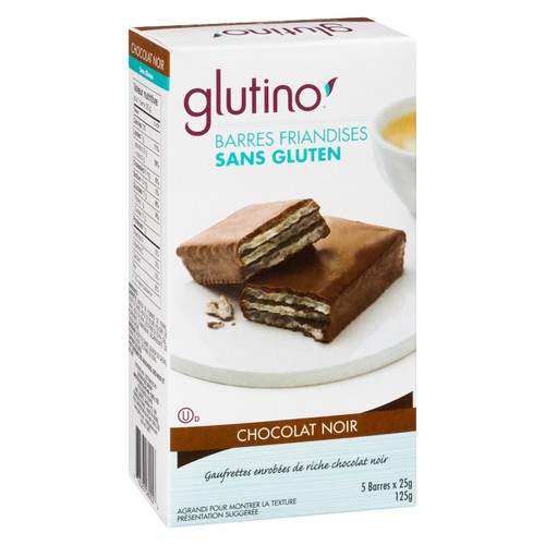 Glutino Gluten-Free Candy Bar Dark Chocolate 125 g