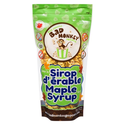 Bad Monkey Popcorn Maple Syrup  170 g