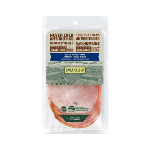 Greenfield Natural Meat Co Ham Black Forest 175 g