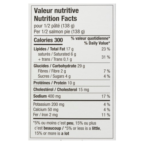 Plaisirs Gastronomiques Pacific Salmon Pie 275 g 