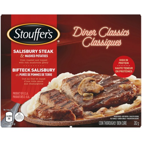 Stouffer's Frozen Dinner Salisbury Steak Classics 282 g