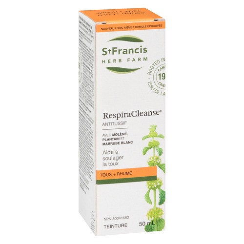 St. Francis Herb Farm Herbal Remedies Cold + Flu Tincture Respiracleanse 50 ml