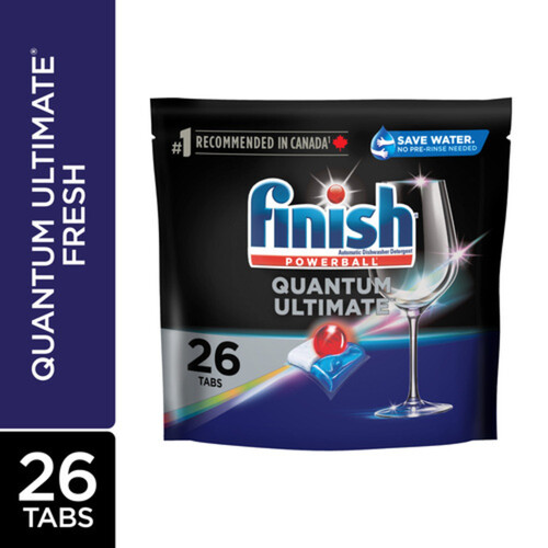 Finish Dishwasher Detergent Ultimate Quantum Regular 26 Tabs