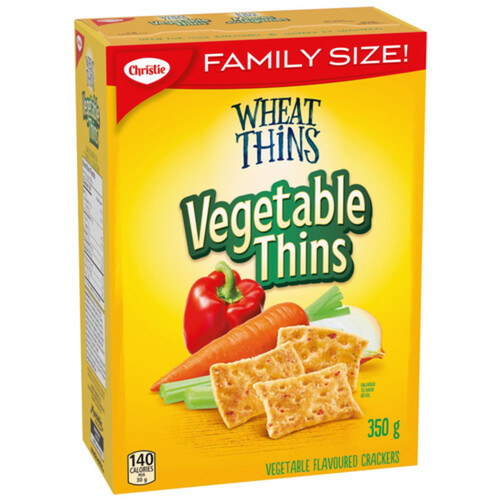 Christie Wheat Thins Crackers Vegetable 350 g