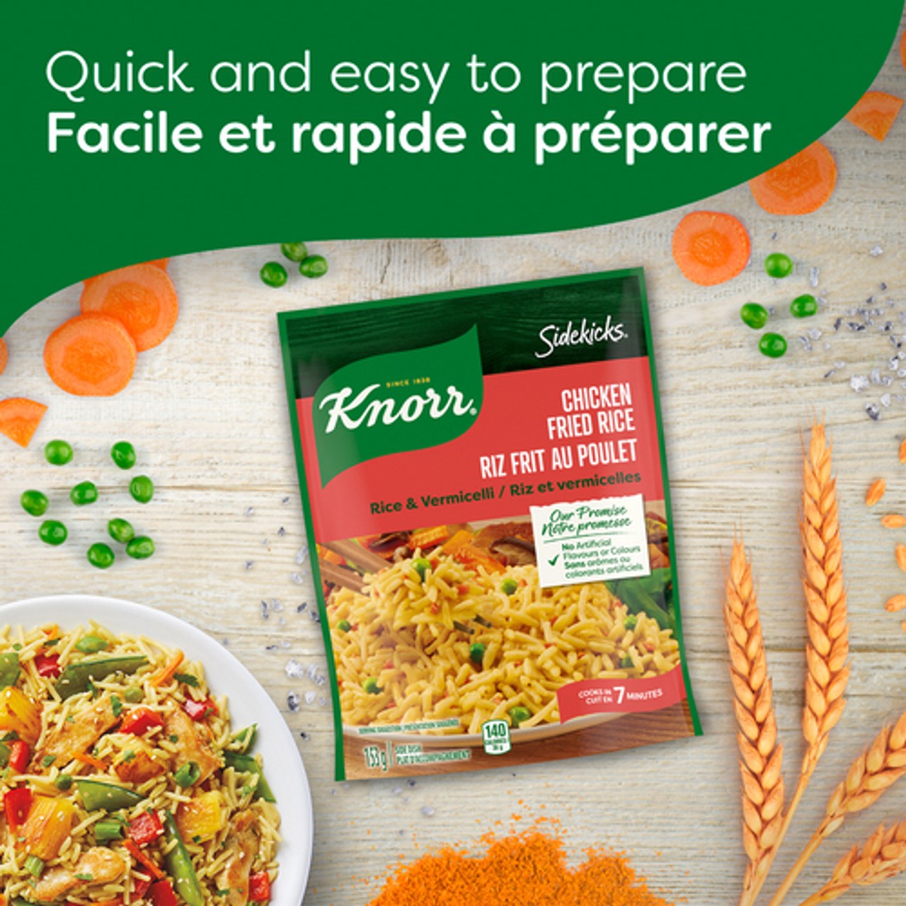 Sidekicks Rice Knorr Sidekicks Rice & Vermicelli Chicken Fried Rice Quick And Easy To ...