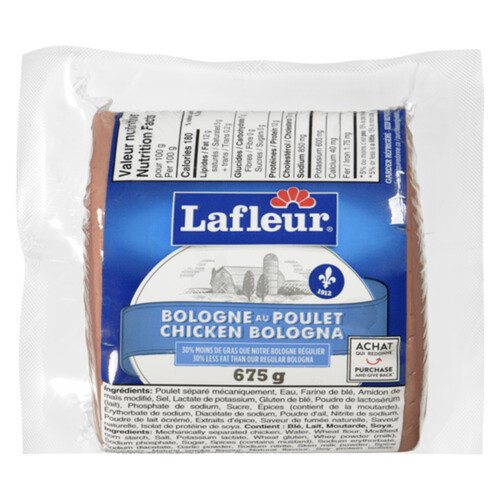 Lafleur Chicken Chunk Bologne 675 g