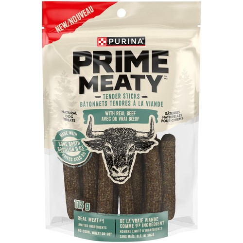Prime Meaty Dog Treats Tender Sticks 113 g