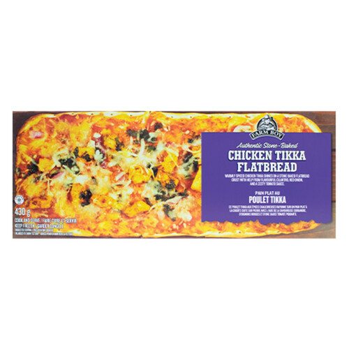 Farm Boy Flatbread Chicken Tikka 430 g (frozen)