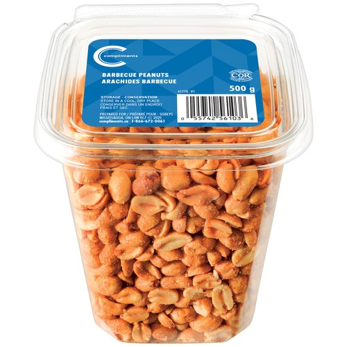 Compliments BBQ Peanuts 500 g